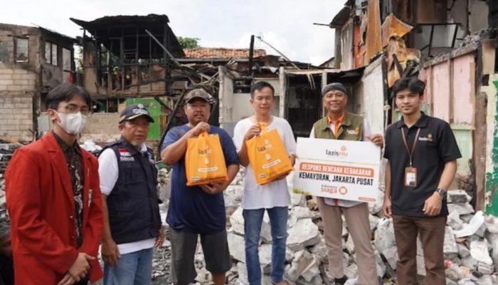 Muhammadiyah Salurkan Bantuan untuk Korban Kebakaran Kemayoran Jakarta