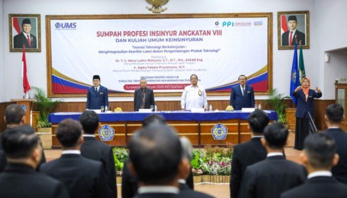 UMS Luluskan 41 Insinyur Baru yang Siap Bangun Bangsa, Ini Harapan Besarnya