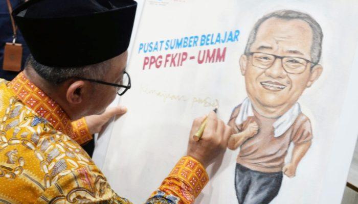 Mendikdasmen Resmikan Pusat Sumber Belajar Berbasis Teknologi UMM, Peran Aktif Guru Tak Tergantikan