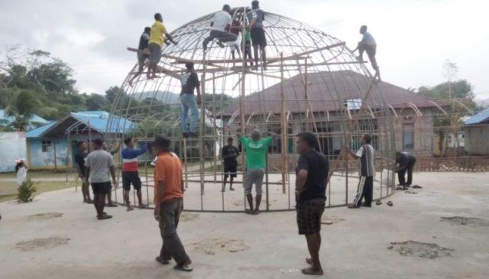 AFKN Bantu Kubah Tiga Masjid di Kaimana dan Satu Masjid di SBT