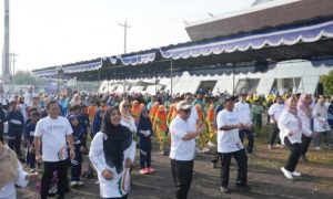 Acara Milad RS PKU Muhammadiyah Dihadiri Mendikdasmen Sambil Senam Anak Hebat