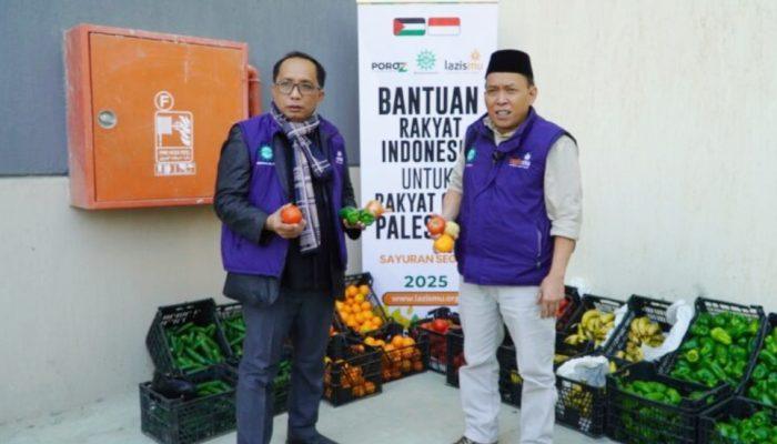 Muhammadiyah Salurkan 2 Ton Sayur Hingga Paket Ramadan Bagi Warga Palestina