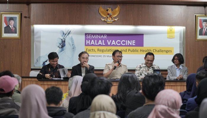 UI-Universitas Edinburgh Gelar Seminar tentang Vaksin, Sestama BPJPH Tekankan Urgensi Sertifikasi Halal bagi Produk Kesehatan