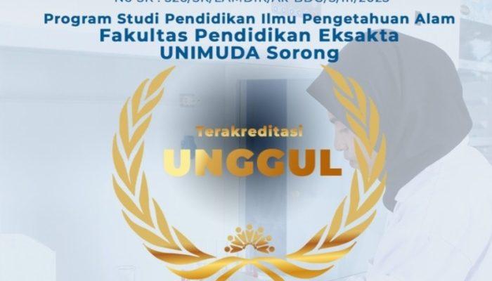 Dua Prodi Unimuda Sorong Terakreditasi Unggul Lamdik, Pertama bagi PTS di Tanah Papua dan Maluku