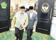Bertemu Menag, Kepala BPJPH : Kami Butuh Dukungan Kemenag, untuk Menguatkan Implementasi JPH