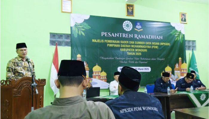 Hadir di Pesantren Ramadan Muhammadiyah, Bupati Wonogiri Tekankan Peran Strategis dalam Pembangunan