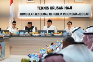 Wakil Indonesia Hadiri Pertemuan Persiapan Haji 2025 di Jeddah, Bahas Layanan Jemaah dan Skema Armuzna