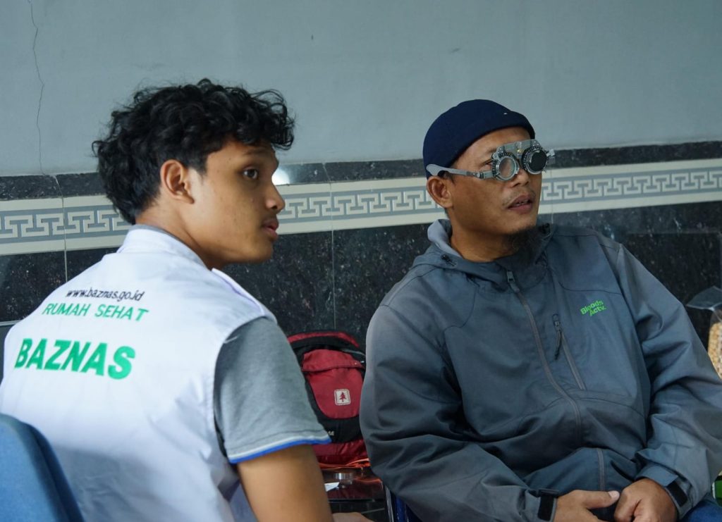 BAZNAS RI Kembali Berikan Layanan Kesehatan Mata dan Vaksinasi Influenza Gratis bagi Mustahik