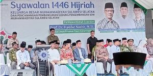 Muhammadiyah Sulsel Tunjukkan Tekad Besar di Hadapan Haedar pada Momen Syawalan 1446