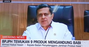 BPJPH dan BPOM Temukan Sembilan Produk Olahan Terdeteksi Mengandung Unsur Babi