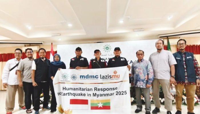 Muhammadiyah Kirim Tim Kemanusiaan Bantu Transisi Pascagempa Myanmar