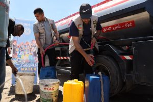 INH Salurkan Bantuan Air Bersih dan Paket Sembako untuk Ribuan Warga Gaza