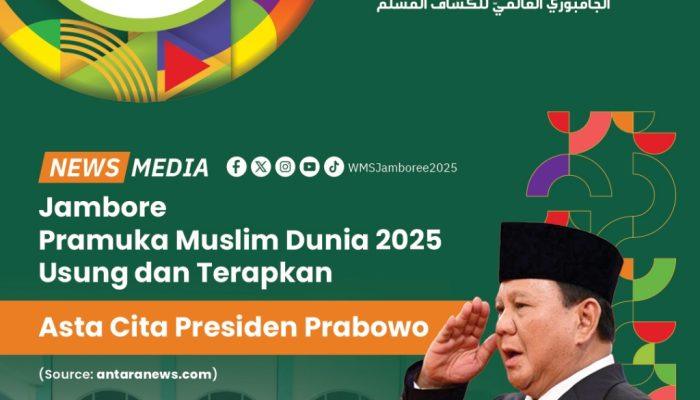 Jambore Pramuka 2025 Usung Misi Islam Damai, Panitia Terapkan Nilai Asta Cita Presiden Prabowo