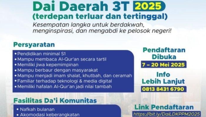 Muhammadiyah Buka Rekrutmen Dai Komunitas untuk Daerah 3T