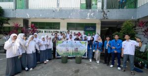 Unismuh Makassar Gelar Pelatihan Budikdamber, Dorong Ketahanan Pangan Siswa SMA Muhammadiyah 6 Makassar