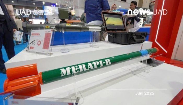 Rudal Merapi Karya UAD Ikut Dipamerkan dalam Indonesia Defence Expo 2025