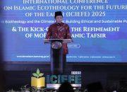 Buka ICIEFE 2025, Menag: Alam Bukan Objek Eksploitasi, Tapi Mitra Kehidupan