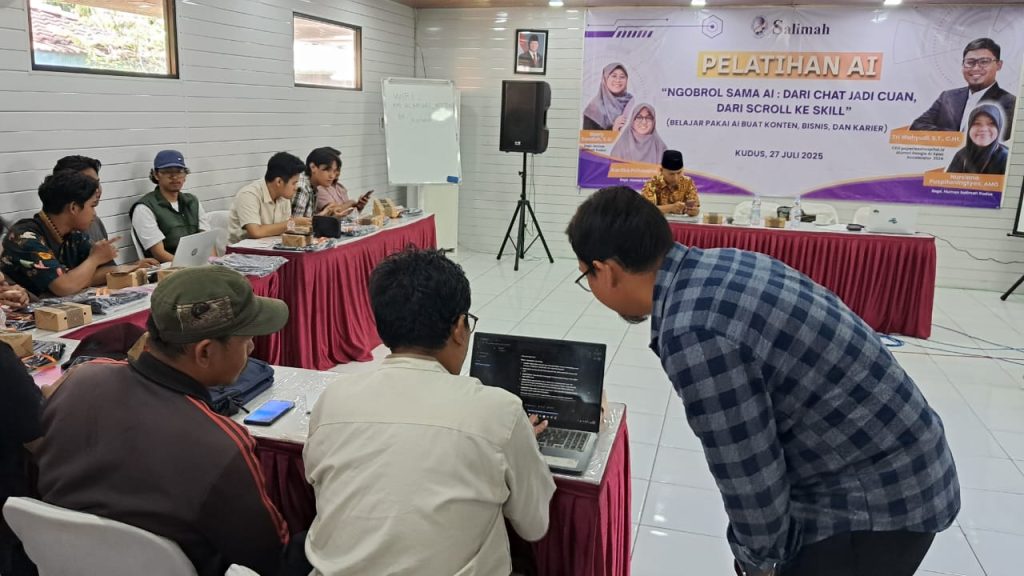 PD Salimah Kudus Selenggarakan Pelatihan Artificial Intelligence (AI) Jadi Ruang Hangat Komunitas Digital Kudus