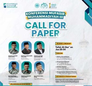 Bergabunglah dalam Konferensi Mufasir Muhammadiyah III Tahun 2025 Guna Melanjutkan Jejak Warisan Tafsir