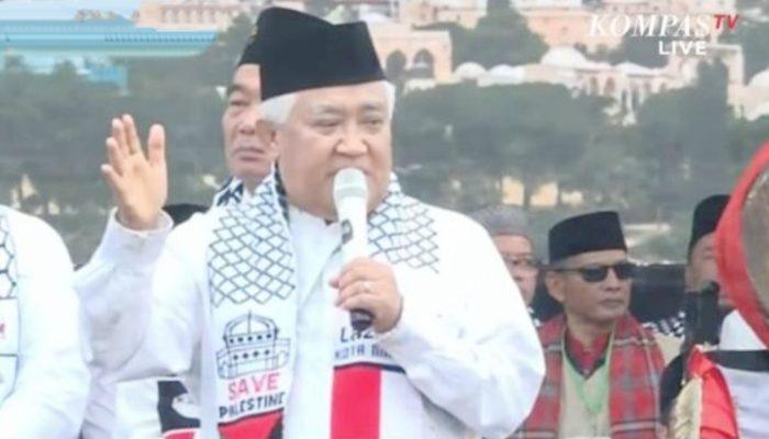 Din Syamsuddin Serukan Selamatkan GAZA, Selamatkan Kemanusiaan