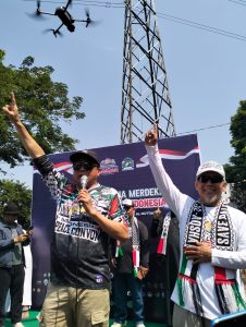 UBN Pimpin Ribuan Massa di Bogor, Serukan Dukungan untuk Palestina Lewat Indonesia Peace Convoy