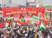 Dari Lapangan Monas, Aksi Bela Palestina Menyeruak dan Menggema dalam Tiga Bahasa!
