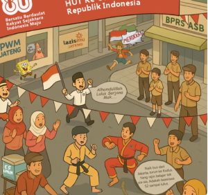 80 Tahun Indonesia Merdeka! Bersatu Berdaulat, Sejahtera bersama Muhammadiyah