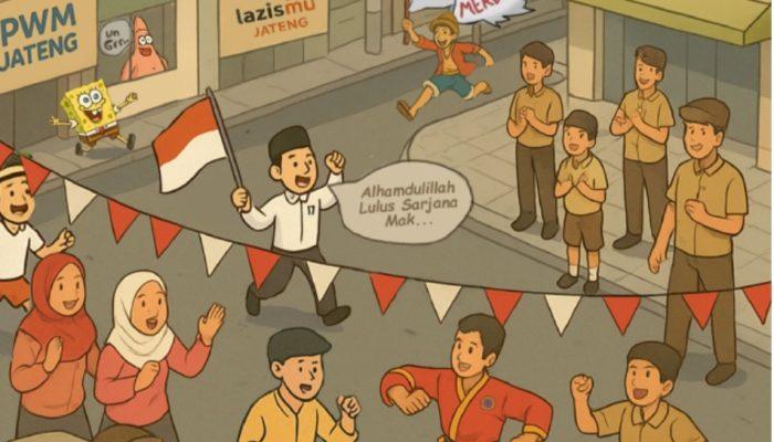 80 Tahun Indonesia Merdeka! Bersatu Berdaulat, Sejahtera bersama Muhammadiyah