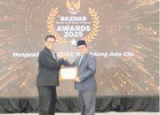 Lazismu Diganjar Penghargaan sebagai Penghimpun ZIS Terbaik dari BAZNAS