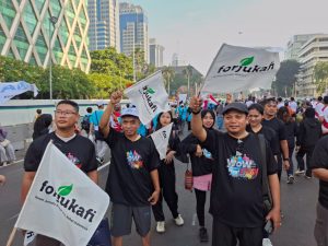 Forjukafi Turut Ramaikan Event Zakat Wakaf Funwalk di CFD yang Diadakan Kemenag