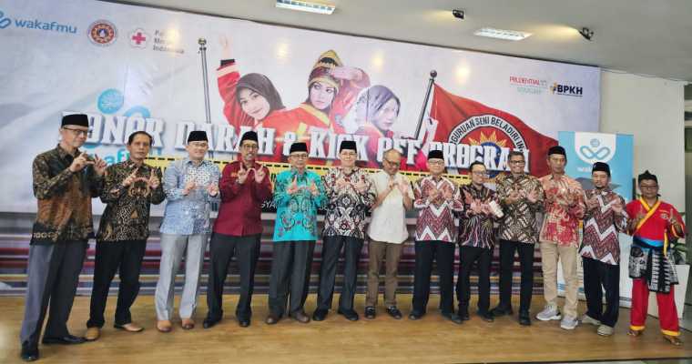 Launching Program Wakaf Melalui Uang untuk Pembangunan Padepokan Tapak Suci dan Donor Darah Kader Muhammadiyah