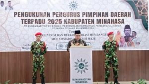 Pengukuhan PDM Minahasa, Sekretaris PP Tegaskan Kiprah Muhammadiyah untuk Semua