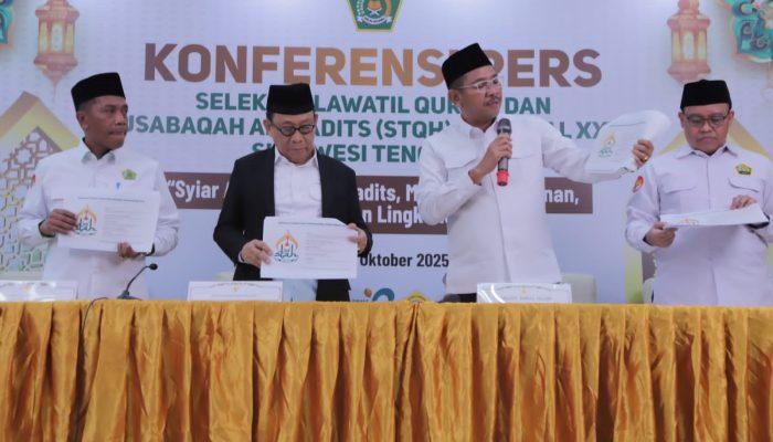 Seleksi Tilawatil Qur’an dan Hadis (STQH) Tingkat Nasional ke-28 Digelar di Kendari, Sulteng