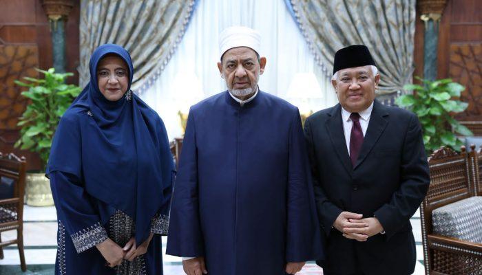Din Syamsuddin bertemu Syaikh Al-Azhar di Kairo undang pada Perayaan Hari Persaudaraan Kemanusiaan Sedunia 2026