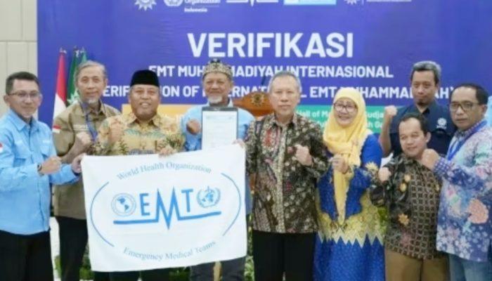 Muhammadiyah Menjadi EMT Pertama di Indonesia Terverifikasi Standar WHO
