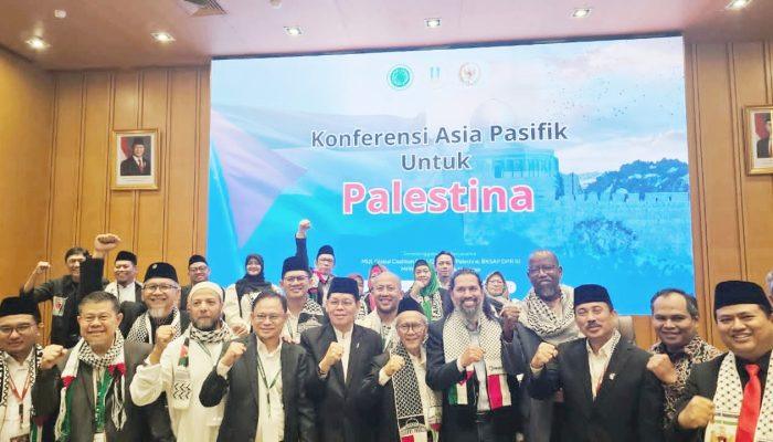 Sekjen MUI Resmi Tutup Acara Konferensi Asia Pasifik untuk Palestina