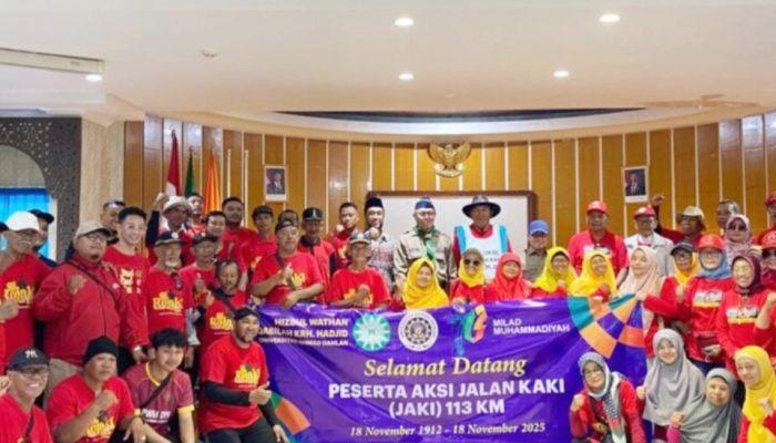 Peringati Milad Muhammadiyah, Komunitas Jaki Mu DIY Tuntaskan Jalan 113 Km bersama Komunitas Penyintas Stroke