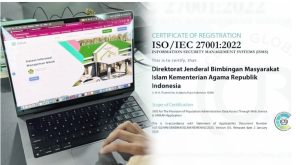 Bimas Islam Raih Sertifikat ISO 27001:2022 untuk Pengelolaan SIMKAH