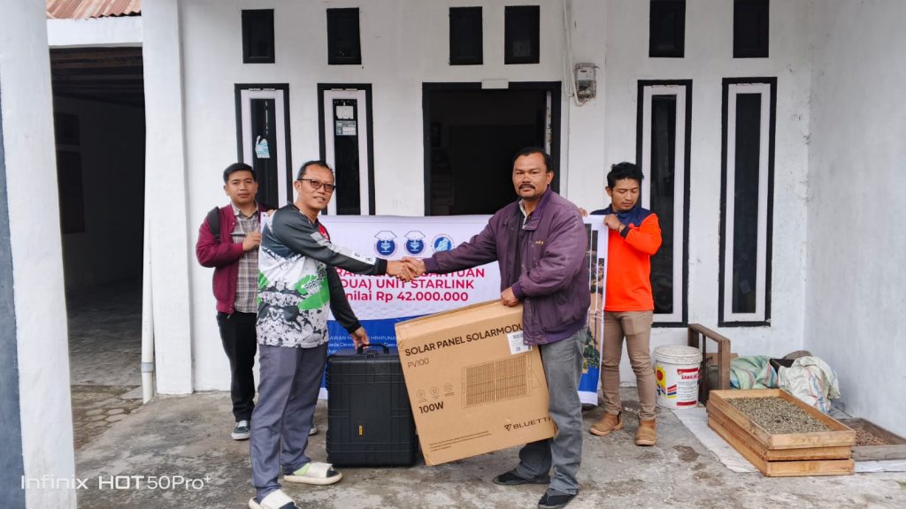 Starlink Dukungan ARM HA-IPB Resmi Dioperasikan di Bener Meriah, Aceh