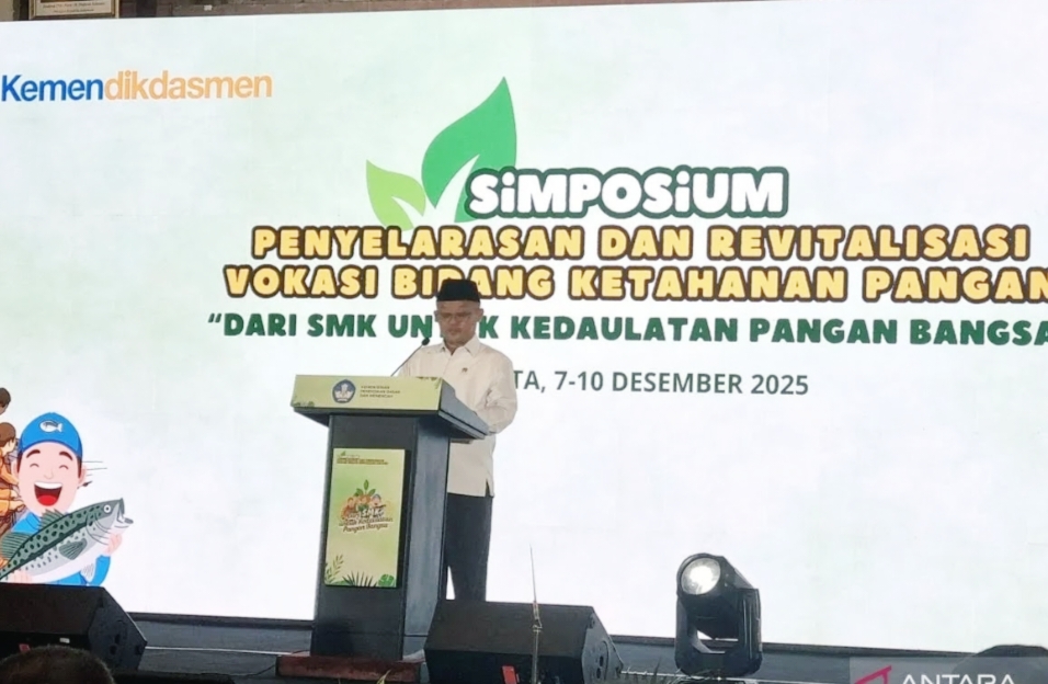 Mendikdasmen Ajak SMK Gandeng Pertanian Lokal untuk Ketahanan Pangan