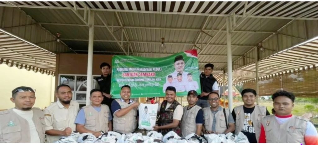 Pemuda Muhammadiyah Aceh Selain Salurkan Bantuan, Juga Lakukan Asesmen Lapangan Mendata Kebutuhan Penyintas