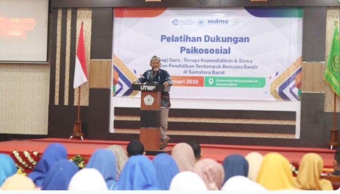 Muhammadiyah Perkuat Pemulihan Pascabencana, Latih Dukungan Psikososial bagi 600 Guru dan Siswa di Sumatera