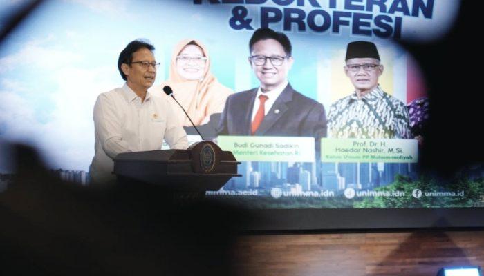 Menkes RI Apresiasi Peran Relawan Muhammadiyah dalam Penanganan Bencana