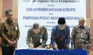 Perkuat Budaya Anti-Korupsi, Muhammadiyah dan KPK Jalin Kerja Sama