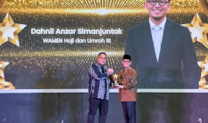 Terima Penghargaan Golden Leader 2026, Wamenhaj Ajak Pers Perkuat Ekosistem Intelektual