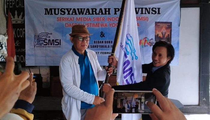 Jafarudin Resmi Pimpin SMSI DIY Masa Bakti 2026–2030: Buku Ambang Sandyakala Jurnalisme Dibedah