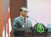 Sekjen Kemenag Beri Testimoni pada Pengukuhan Tiga Guru Besar UIN Alauddin Makassar