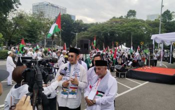 Aksi Bela Palestina Kembali Disuarakan Masyarakat depan Kedubes AS Hari Ini